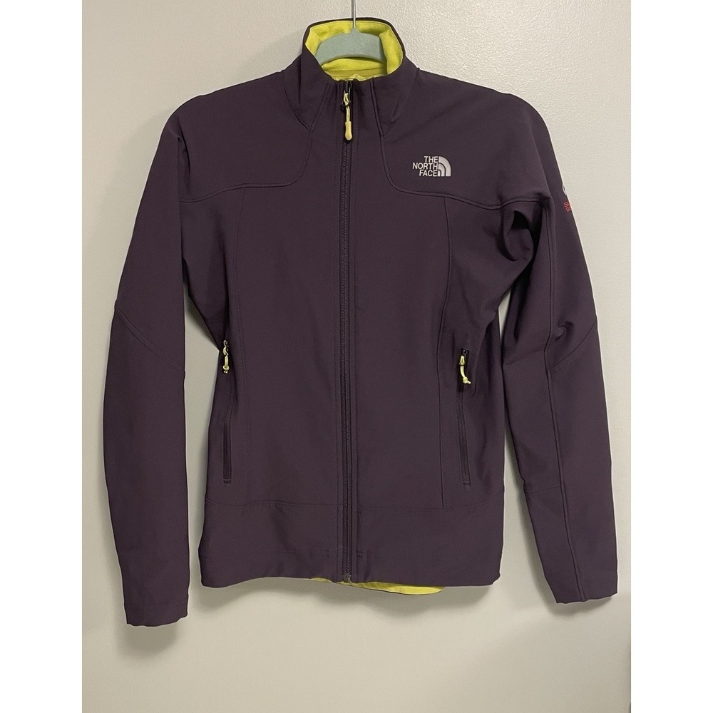 The North Face Summit Series Jacket Womens Size XS Purple, Zipper Pockets Hiking